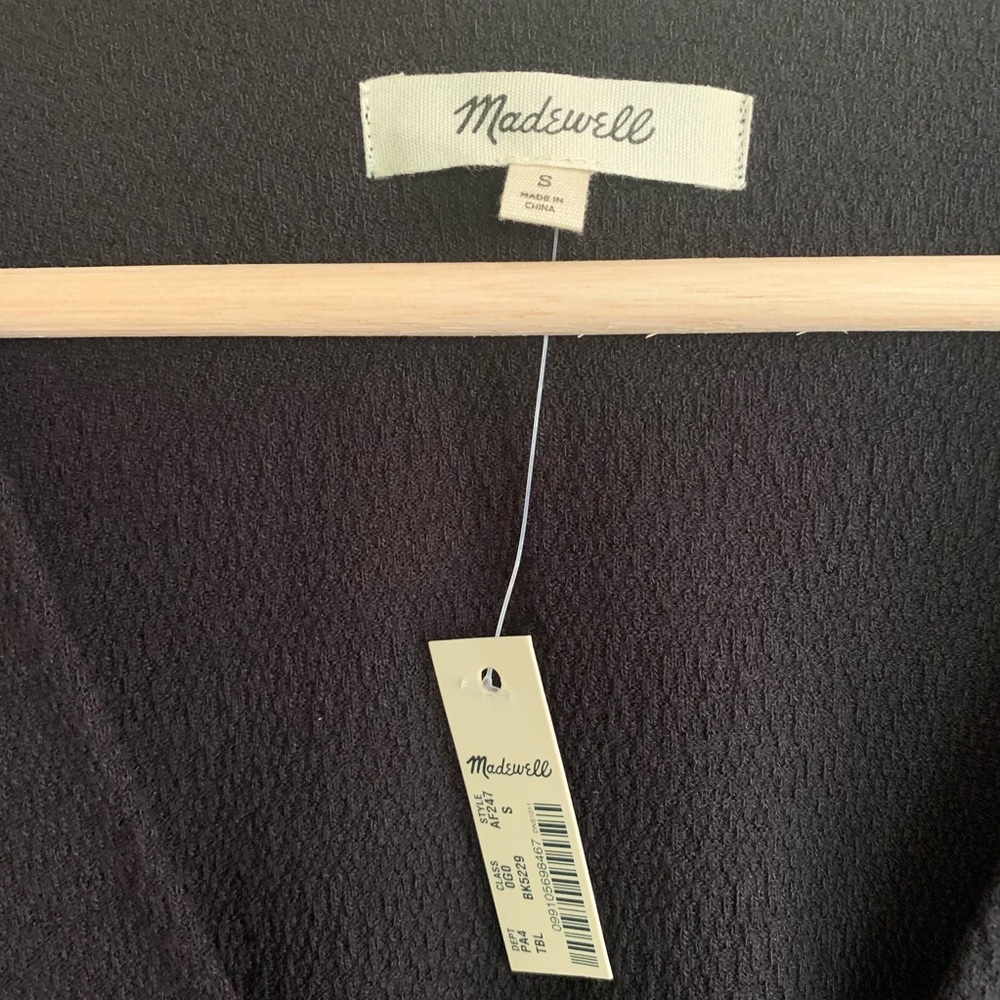 Madewell Cross Front Button Dress - Picture 8 of 9